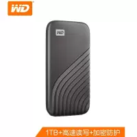 WD-西部数据1TB Type-C固态移动硬盘(PSSD) My Passport随行SSD版 深空灰NVMe技术