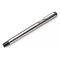 (PARKER) 签字笔 威雅系列钢杆白夹宝珠笔 黑色
