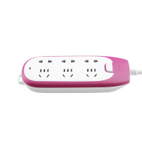 公牛 GN-W1330 玫红 3M(新国标) 炫彩系列有线接线板(新国标) GN-W1330 玫红 3M(西藏国策)