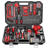 手电钻充电电动螺丝刀多功能电钻套装电木工车载维修组套(12v双速锂电钻).