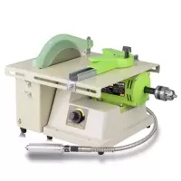 全锋 多功能玉石雕刻机 大功率台磨玉石切割机台磨机抛光机1380w 3119皮带款标配