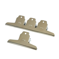 得力 9532 山形铁票夹102mm袋装铁票夹 文件夹子 资料试卷夹 长尾票夹 收纳用