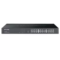 TP-LINK TL-SG2024 24口全千兆核心机架式VLAN隔离端口汇聚镜像Web网管监控交换机
