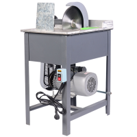 和兴 玉石切割机水切机 电动大功率翡翠玛瑙原石赌石家用台式小型开料机稳定耐用快速锋利 2号标配10寸铝板轴上切机