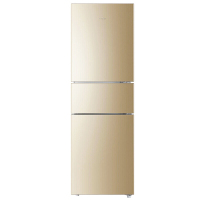 海尔 三门冰箱 216升 风冷无霜 家用大容量 节能静音 中门软冷冻 BCD-216WMPT