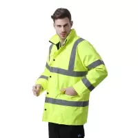 博迪嘉 Bodyguard Workwear GN100Y-2XL 荧光橘黄防风防雨外套 (西藏国策)