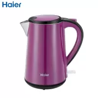 海尔(Haier) 电水壶 HKT-D5Z 1.5L无缝内胆双层防烫304不锈钢进口温控器可视LED加热（X）
