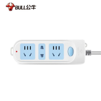 公牛 插座 GN-606 4米电源线 单开关