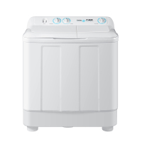 海尔(Haier) XPB100-197BS 10公斤大容量半自动双缸洗衣机 洗大件更轻松 瀑布水流高效洁净