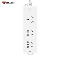 公牛 插座 全长1.8米 GN-405D 16A三位