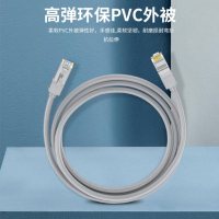 晶华 超5 类全铜网线 路由器网线 室内外网线 1M