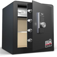 得力3644S电子密码保管箱H600(黑色)(台)
