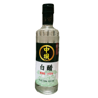 中坝 白醋500ml 凉拌炒菜食用苹果醋米醋厨房调味品*5
