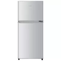 海尔 迷你小冰箱家用小型双门 118升银色双门 BCD-118TMPA
