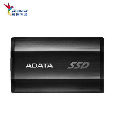 威刚(ADATA)移动固态硬盘 SE800 512GB TYPE-C 可加密 兼容Mac 黑色