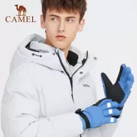 骆驼冬天滑雪手套男女秋冬保暖防寒防风户外骑行骑车手套