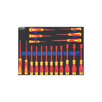 卡尔 18件VDE绝缘工具组套 8018007电工组套工具