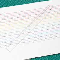 直尺塑料直尺学生尺子文具绘图办公直尺绘图尺文具 40cm