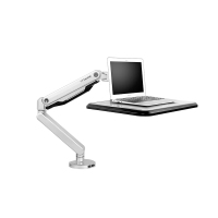 乐歌(Loctek) W72 坐立交替旋转升降电脑支架(单位:个)银色