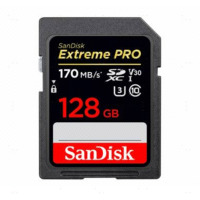 闪迪（SanDisk）128GB SD存储卡+读卡器+电池（含读卡器 电池 转接环）