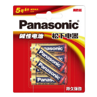 自营松下Panasonic 正品通用5号6粒五号耐用碱性干电池(BY)