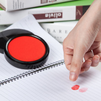 齐心 B3731 快干印台红色