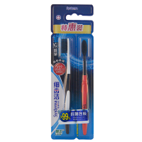 狮王(Lion) 细齿洁炭能量 两支装 牙刷 (计价单位:组)