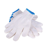 苏识防护用品纱手套劳保棉线线手套-320克薄款加丝棉线手套10付/包
