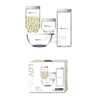 乐唯诗 MZG/L5B猫爪储物罐乐果碗五件套1400+900+450+1000*2