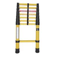 未易 4M 绝缘伸缩鱼竿梯 竹节梯子 电力电工梯子 单位：台