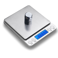 餐将军 厨房秤 高精度0.1g小台秤[含砝码]