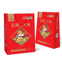 米妹妹(MIMEIMEI)大米 财运稻五常大米500g五常大米+500g五常粥米+礼盒M-13