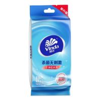 维达 1009家用湿巾 清洁肌肤卫生湿纸巾 10片/包 10包装