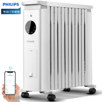 飞利浦(Philips)电暖气片家用 节能静音整屋供暖 12片遥控电热油汀AHR3144YS 单个装