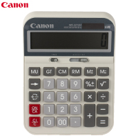 佳能WS-2212H 计算器 12位数计算器 商务计算器 桌面式计算机 灰色