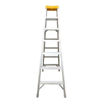 兴航发 铝合金双侧梯子3.6M 工具梯子带工具盒收纳梯 按把销售(H)