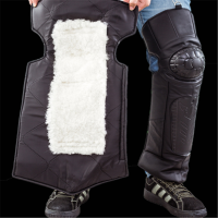 防寒防风骑车护具护膝黑色