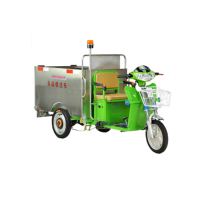 德威莱克 电动不锈钢保洁车小区物业环卫电动电瓶式垃圾清运车道路垃圾清运车三轮环卫保洁车DW650HW