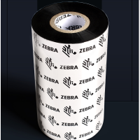 斑马(ZEBRA) 110*300 混合基碳带 铜版纸不干胶色带 按卷销售（H）