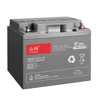 山特 城堡系列 UPS专用阀控式铅酸蓄电池 原装搭配UPS不间断电源使用 C12-38 12V38AH