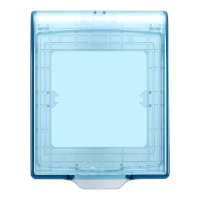 公牛(BULL)开关插座 通用透明86型防水开关面板盒 防溅盒 插座 浴室防水盒 F03AS(仅适合暗装使用)