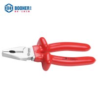 宝合(BOOHER)浸塑型绝缘钢丝钳8"