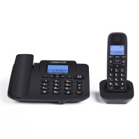 中诺（CHINO-E） W128一拖二 数字无绳子母机电话机 （计价单位：台)黑色