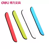 得力(deli)0600彩色便携式小剪刀 5个