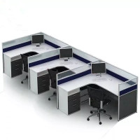 OFFEEL F形3人位办公家具职员办公桌OFL8205 单个装