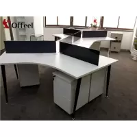 OFFEEL 单人位不含柜办公桌工作位办公台隔断职员办公位214 单个装