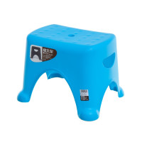 禧天龙 家用换鞋凳叮当凳加厚椅凳小号孔雀蓝 单只装D-2069