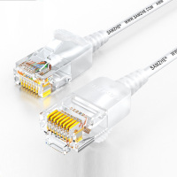 山泽(SAMZHE) 超六类网线细线 CAT6A类 无氧铜 家用电脑宽带网络跳线 S