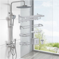 Zs-箭牌卫浴(ARROW)卫浴花洒 智能恒温淋浴套装 增压淋浴喷头 增压可升降淋浴花洒套装 恒温喷枪花洒AE3471S