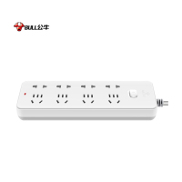 公牛(bull) GN-403 新国标插座 插线板插排排插接线板拖线板 8位总控全长5米